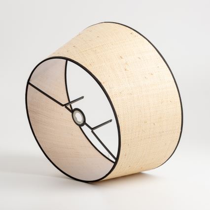 Brilagi - LED-lattiavalaisin CERIA 1xE27/40W/230V halkaisija 50 cm beige/musta