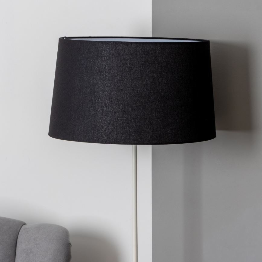 Brilagi - LED lattiavalaisin CERIA 1xE27/40W/230V pr. 45 cm musta/valkoinen