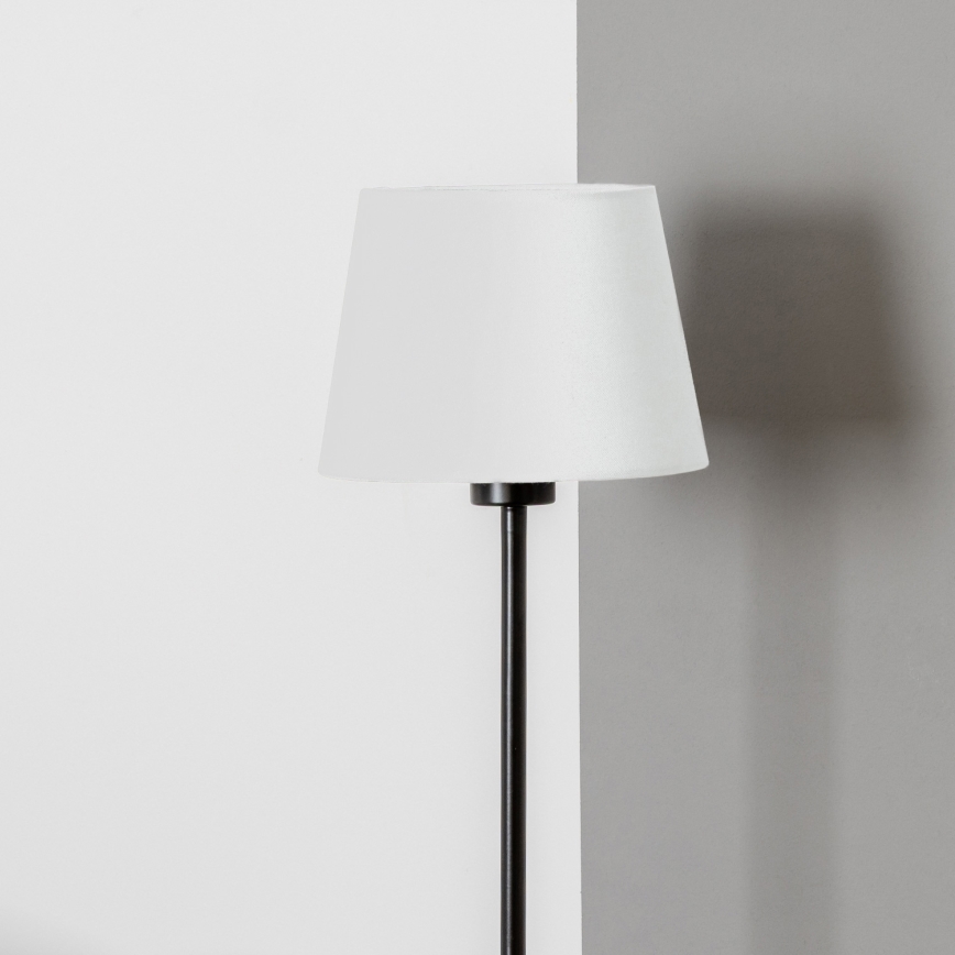 Brilagi - LED-lattiavalaisin CERIA 1xE27/40W/230V Ø 20,5 cm valkoinen/musta