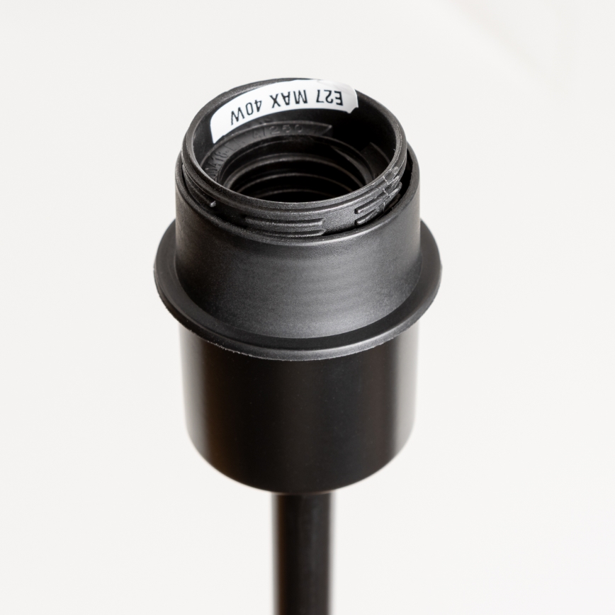 Brilagi - LED-lattiavalaisin CERIA 1xE27/40W/230V Ø 20,5 cm valkoinen/musta