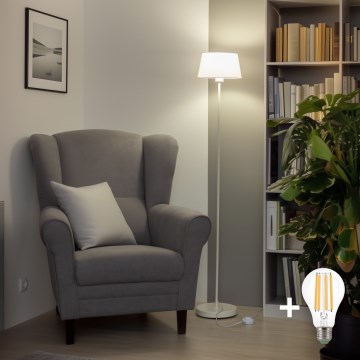 Brilagi - LED-lattiavalaisin CERIA 1xE27/40W/230V Ø 25 cm valkoinen