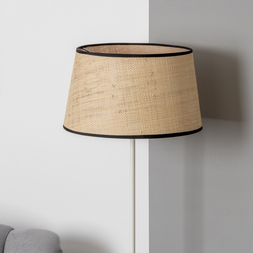 Brilagi - LED-lattiavalaisin CERIA 1xE27/40W/230V Ø 35 cm beige/valkoinen