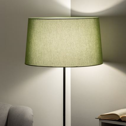 Brilagi - LED-lattiavalaisin CERIA 1xE27/40W/230V Ø 45 cm vihreä/musta