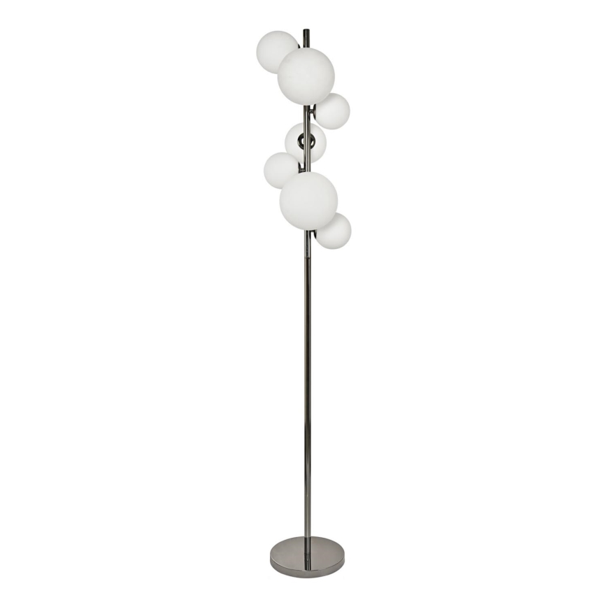 Brilagi - LED-lattiavalaisin MILLA 7xG9/3W/230V kiiltävä kromi/valkoinen