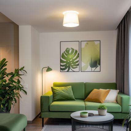 Brilagi - LED-pinta-asennettava kattovalaisin CERIA 1xE27/40W/230V halkaisija 30 cm beige