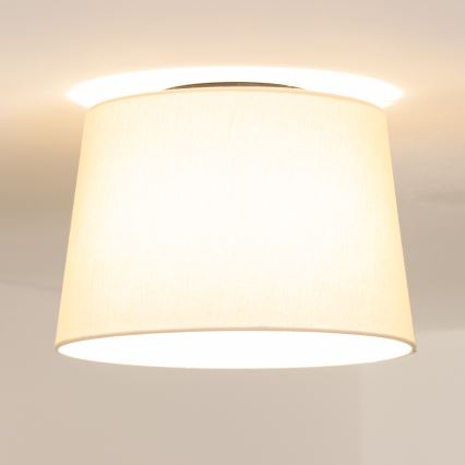 Brilagi - LED-pinta-asennettava kattovalaisin CERIA 1xE27/40W/230V halkaisija 30 cm beige
