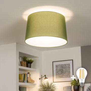Brilagi - LED-pinta-asennettava kattovalaisin CERIA 1xE27/40W/230V halkaisija 45 cm vihreä