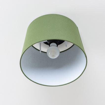 Brilagi - LED-pinta-asennettava kattovalaisin CERIA 1xE27/40W/230V Ø 30 cm vihreä