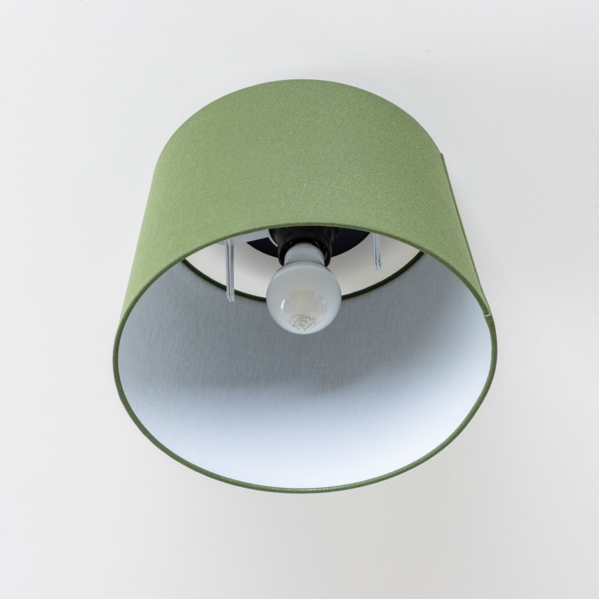 Brilagi - LED-pinta-asennettava kattovalaisin CERIA 1xE27/40W/230V Ø 30 cm vihreä