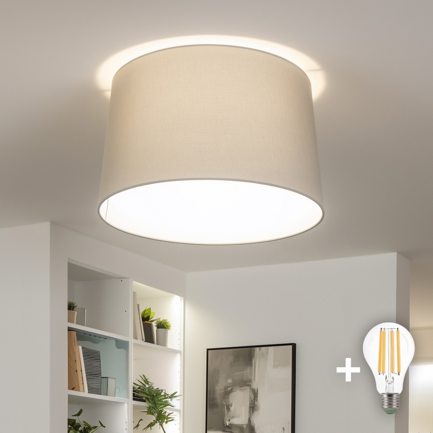 Brilagi - LED pinta-asennettava kattovalaisin CERIA 1xE27/40W/230V Ø 45 cm harmaa