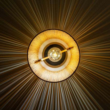 Brilagi - LED-pinta-asennettava kattovalaisin CERIA BOHO 1xE27/40W/230V, halkaisija 28 cm, ruskea