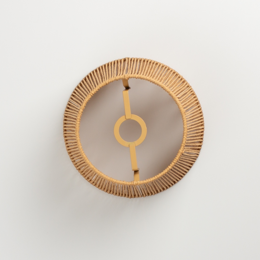 Brilagi - LED-pinta-asennettava kattovalaisin CERIA BOHO 1xE27/40W/230V, halkaisija 28 cm, ruskea