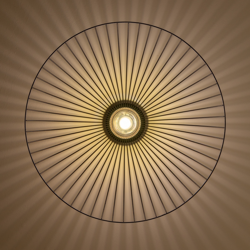 Brilagi - LED pinta-asennettava kattovalaisin CERIA WIRE 1xE27/40W/230V halkaisija 60 cm musta