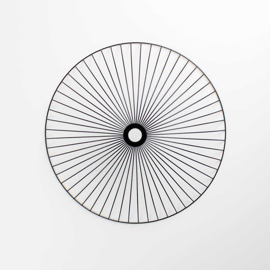 Brilagi - LED pinta-asennettava kattovalaisin CERIA WIRE 1xE27/40W/230V halkaisija 60 cm musta