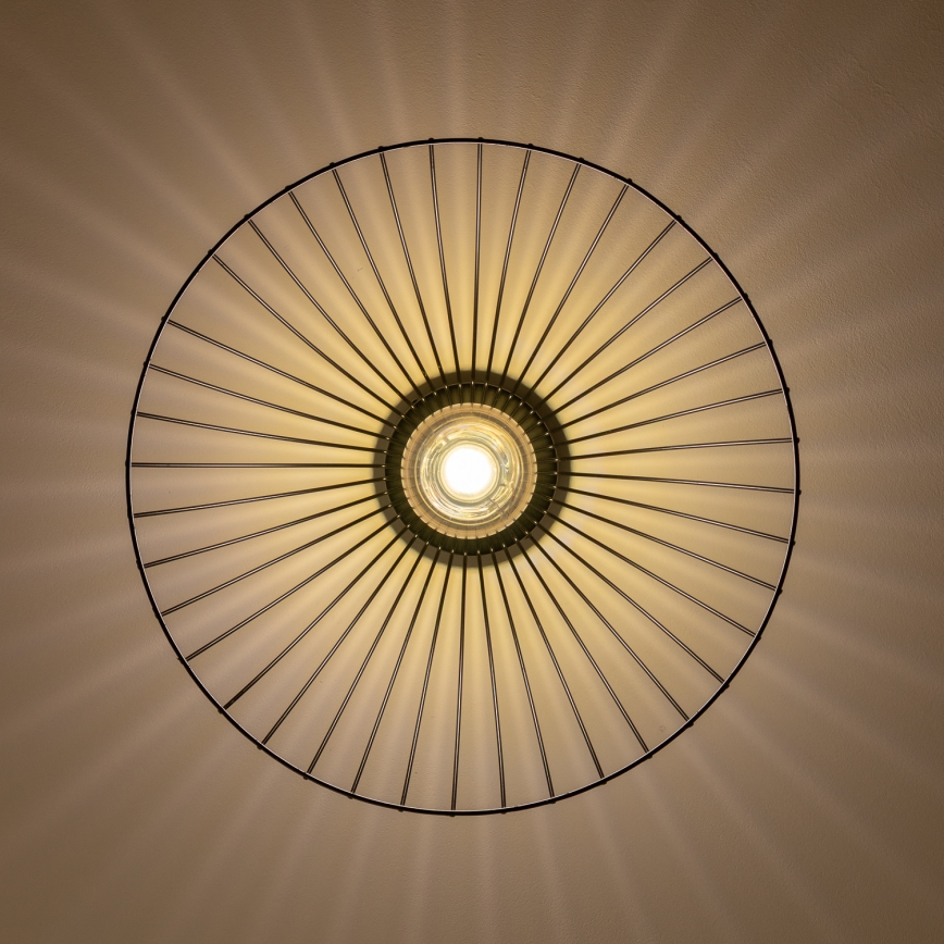 Brilagi - LED-pinta-asennettava kattovalaisin CERIA WIRE 1xE27/40W/230V Ø 45 cm musta