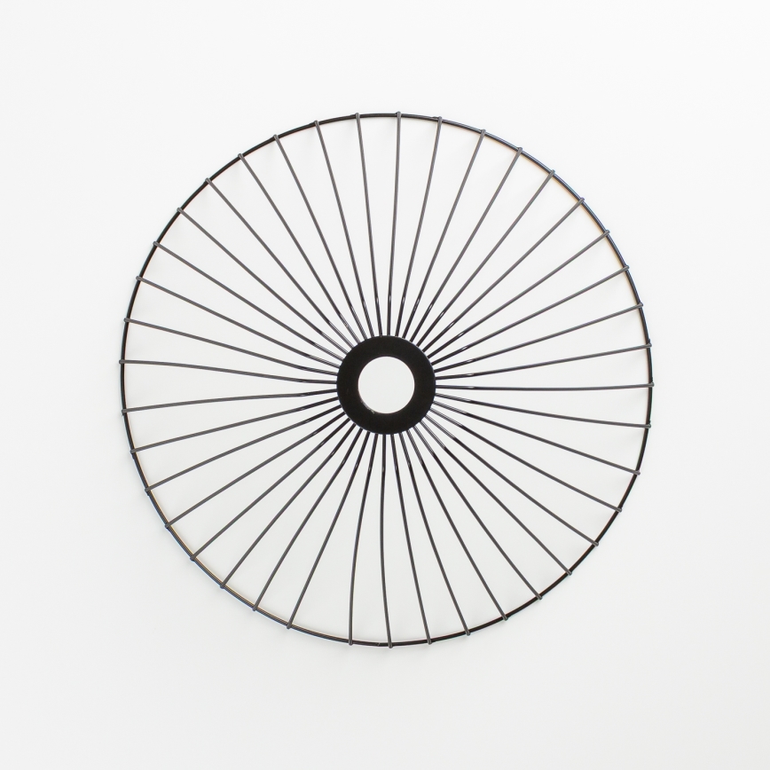 Brilagi - LED-pinta-asennettava kattovalaisin CERIA WIRE 1xE27/40W/230V Ø 45 cm musta