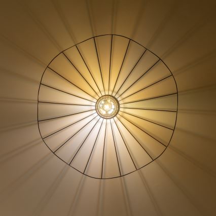 Brilagi - LED-pinta-asennettava kattovalaisin CERIA WIRE 1xE27/40W/230V Ø 80 cm musta