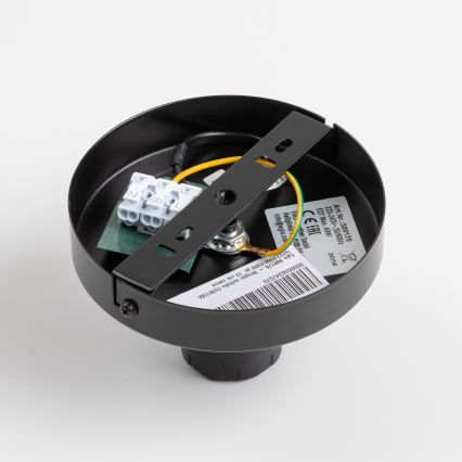 Brilagi - LED-pinta-asennettava kattovalaisin CERIA WIRE 1xE27/40W/230V Ø 80 cm musta