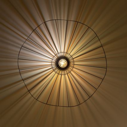 Brilagi - LED-pinta-asennettava lusteri CERIA WIRE 1xE27/40W/230V Ø 80 cm musta