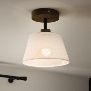 Brilagi - LED Pinta kattovalaisin ANTHONY 1xE14/60W/230V tammi-pähkinä/valkoinen