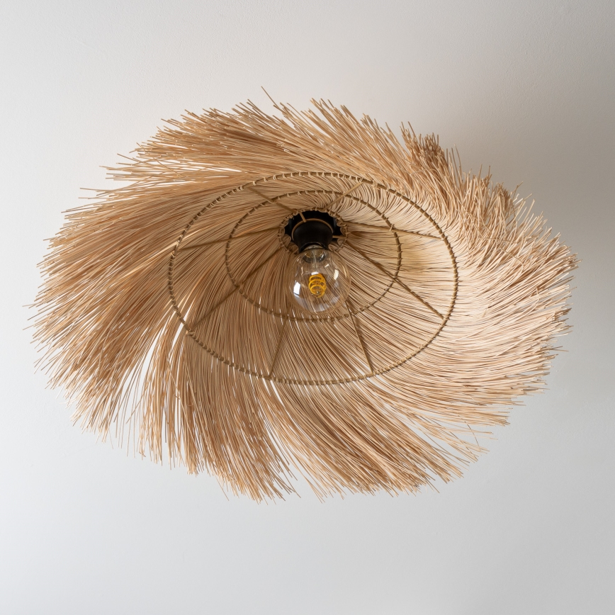 Brilagi - LED-pintakiinnitteinen kattokruunu CERIA BOHO 1xE27/40W/230V, halkaisija 100 cm, rottinki