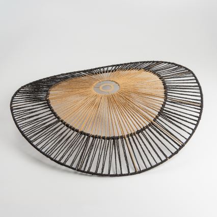 Brilagi - LED-pintakiinnitteinen kattokruunu CERIA BOHO 1xE27/40W/230V halkaisija 80 cm musta/ruskea