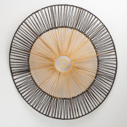 Brilagi - LED-pintakiinnitteinen kattokruunu CERIA BOHO 1xE27/40W/230V halkaisija 80 cm musta/ruskea