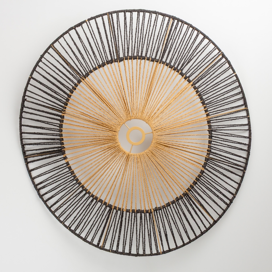 Brilagi - LED-pintakiinnitteinen kattokruunu CERIA BOHO 1xE27/40W/230V halkaisija 80 cm musta/ruskea