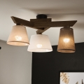 Brilagi - LED Pintakiinnitteinen kattovalaisin ANTHONY 3xE14/40W/230V tammi-pähkinä