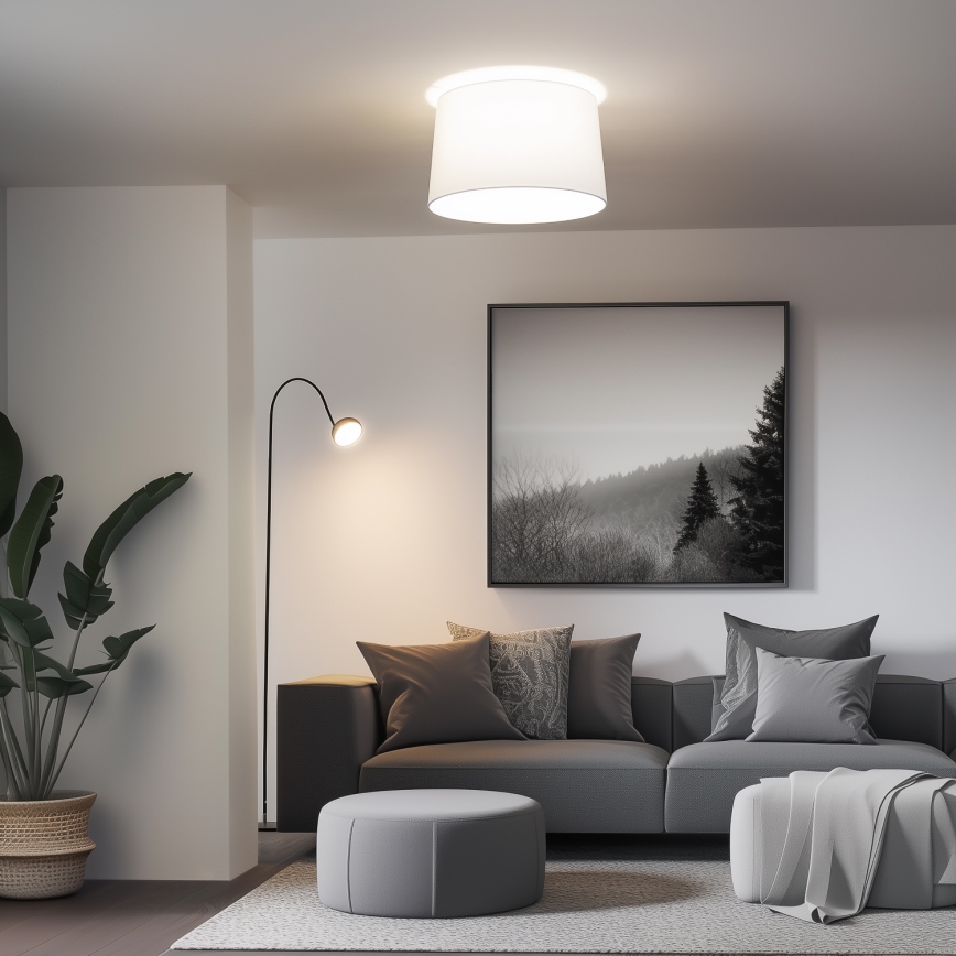 Brilagi - LED-pintakiinnitteinen kattovalaisin CERIA 1xE27/40W/230V, halkaisija 45 cm, valkoinen