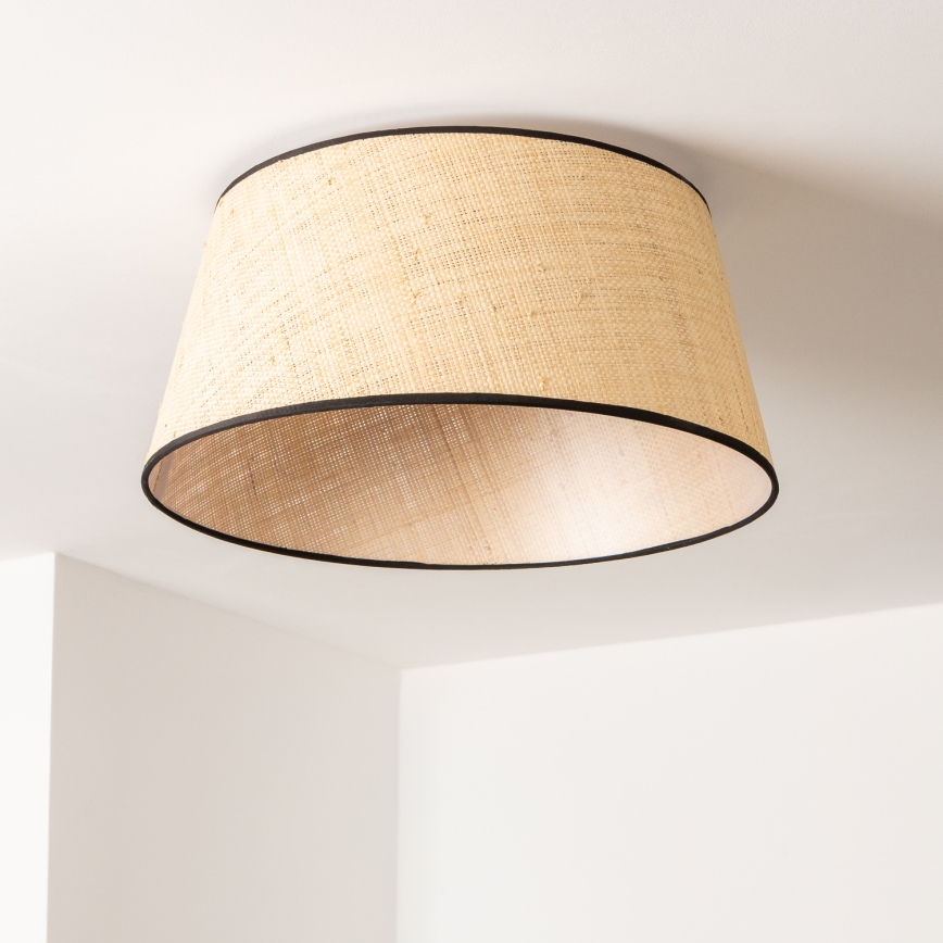 Brilagi - LED-pintakiinnitteinen kattovalaisin CERIA, 1× E27 / 40 W / 230 V, halkaisija 50 cm, beige