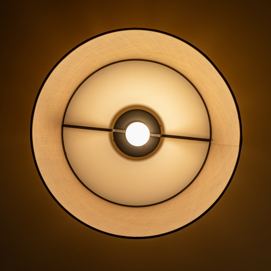 Brilagi - LED-pintakiinnitteinen kattovalaisin CERIA, 1× E27 / 40 W / 230 V, halkaisija 50 cm, beige