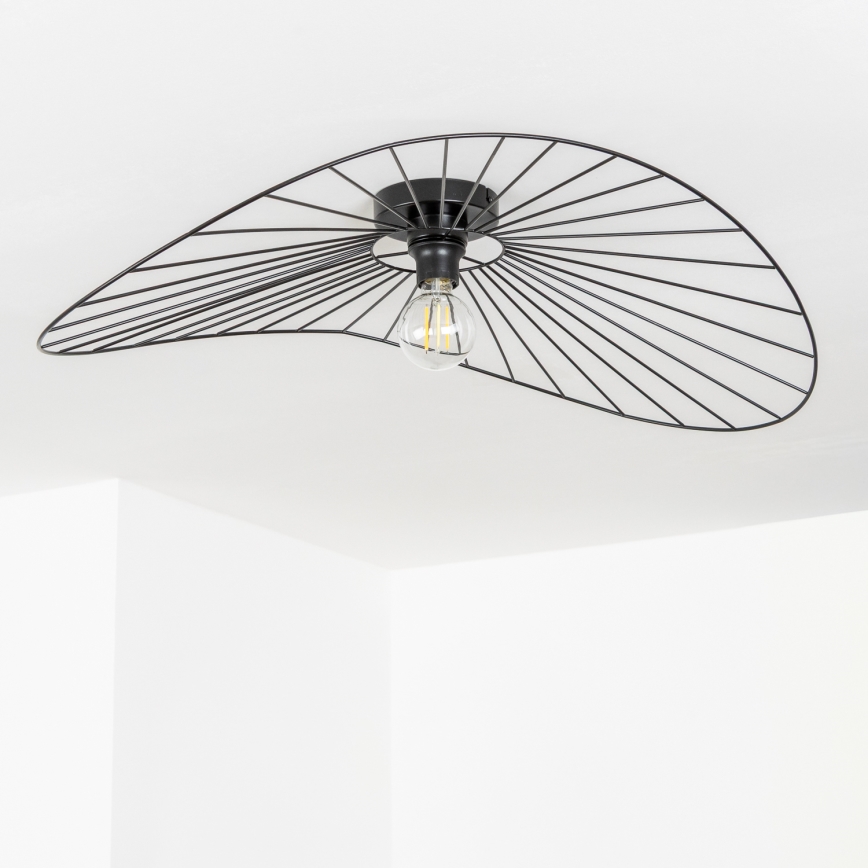 Brilagi - LED-pintakiinnitteinen kattovalaisin CERIA WIRE 1xE27/40W/230V 60x80 cm musta