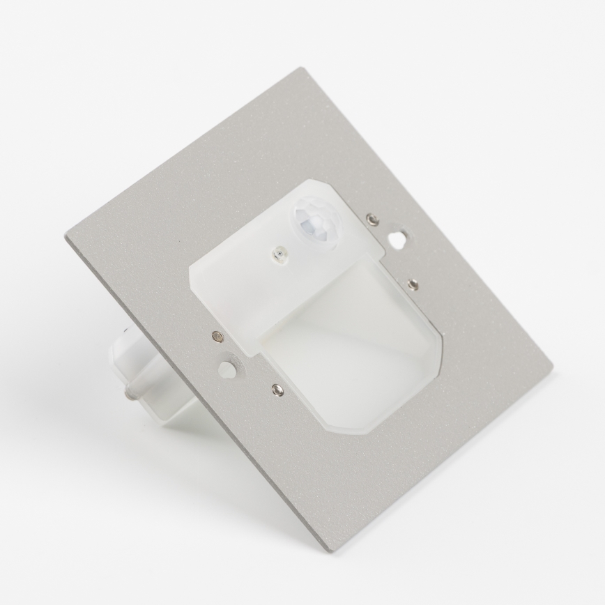 Brilagi - Portaiden LED-valaisin liike- ja hämärätunnistimella JACK LED/1,5W/230V 3000/4000/6500K valkoinen