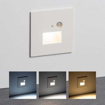 Brilagi - LED Porrasvalo liiketunnistimella JACK LED/1,5W/230V 3000K/4000K/6500K valkoinen