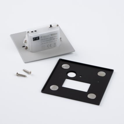 Brilagi - LED-porrasvalaisin liike- ja hämäräanturilla JACK LED/1,5W/230V 3000/4000/6500K musta