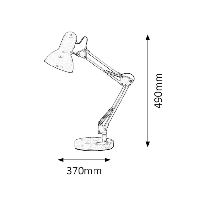 Brilagi - LED-pöytälamppu ROMERO 1xE27/10W/230V musta