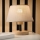 Brilagi - LED Pöytävalaisin ANTHONY 1xE27/60W/230V tammi/beige
