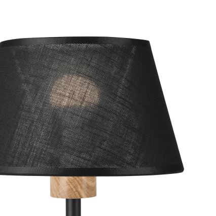 Brilagi - LED Pöytävalaisin ANTHONY 1xE27/60W/230V tammi/musta