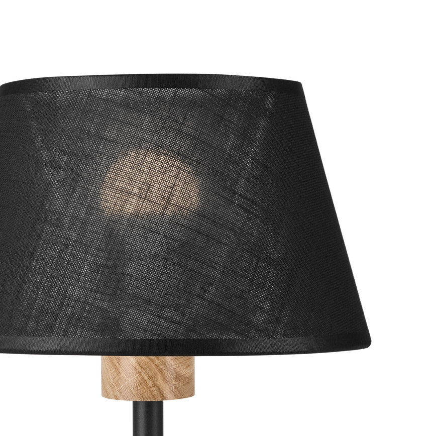 Brilagi - LED Pöytävalaisin ANTHONY 1xE27/60W/230V tammi/musta