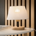Brilagi - LED Pöytävalaisin ANTHONY 1xE27/60W/230V tammi/valkoinen