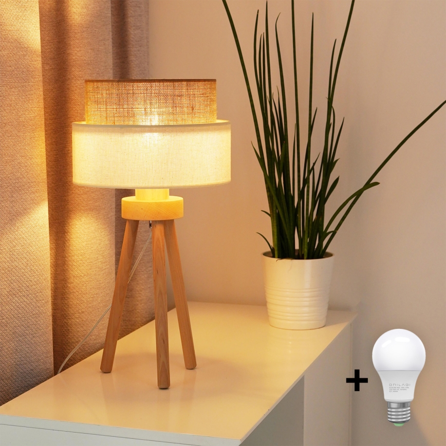 Brilagi - LED-pöytävalaisin BOHO STYLE 1xE27/15W/230V