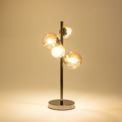 Brilagi - LED-pöytävalaisin MILLA 4xG9/3W/230V kiiltävä kromi/kulta