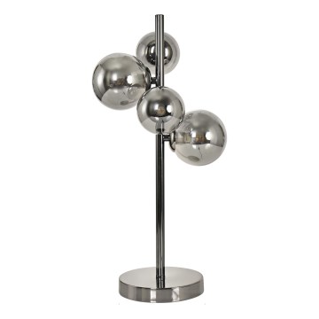 Brilagi - LED-pöytävalaisin MILLA 4xG9/3W/230V kiiltävä kromi/savuinen