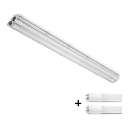 Brilagi - LED-putkityövalo OPTIMA T8 2xG13/18W/230V 4000K IP65 128 cm - paletti 110 kpl
