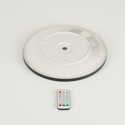 Brilagi - LED RGBW himmennettävä kattovalaisin ULTRA SLIM LED/18W/230V 2700-6500K halkaisija 30 cm musta + kaukosäädin