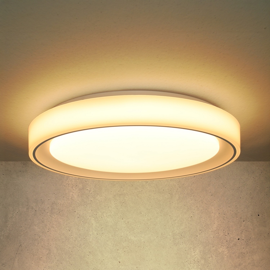 Brilagi - Himmennettävä LED-RGB-kattovalaisin FLOCO LED/30W/230V 3000-6500K Wi-Fi Tuya + LED/6W + kauko-ohjaus