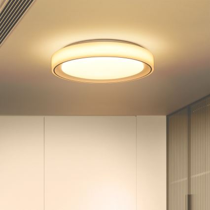 Brilagi - Himmennettävä LED-RGB-kattovalaisin FLOCO LED/30W/230V 3000-6500K Wi-Fi Tuya + LED/6W + kauko-ohjaus