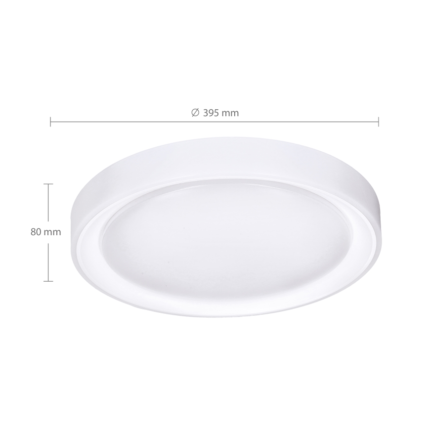 Brilagi - Himmennettävä LED-RGB-kattovalaisin FLOCO LED/30W/230V 3000-6500K Wi-Fi Tuya + LED/6W + kauko-ohjaus