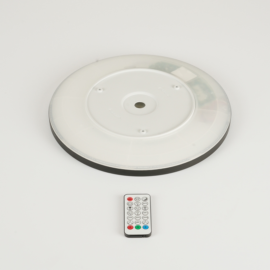 Brilagi - LED RGBW Himmennettävä kattovalo ULTRA SLIM LED/18W/230V 2700-6500K halkaisija 30 cm musta + kauko-ohjaus